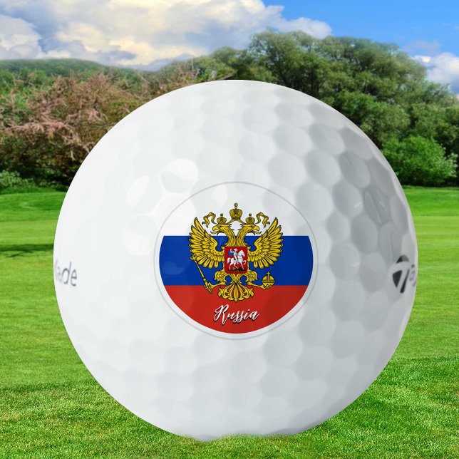 Patriotic Russian Flag Golf Balls, Russia Balls (Creator Uploaded)