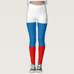 Patriotic Russian Pan Slavic flag Leggings<br><div class="desc">Patriotic Russian Pan Slavic flag Russian flag is composed of three horizontal stripes of equal width. Red, blue and white are considered traditional Pan-Slavic colours and wide number of states adopted them in the 19th century since Russia was at that time the only independant Slavic state. #russia #russian #slavic #patriotic...</div>