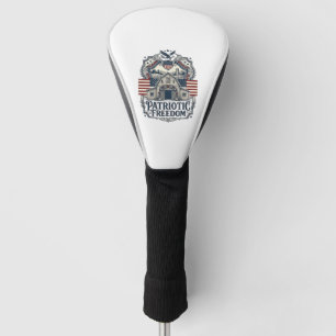 Patriotic Rustic Barn Wedding  Golf Head Cover