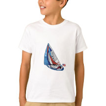 Patriotic Sailboat Shirt