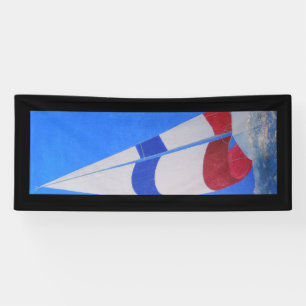 Patriotic sails banner