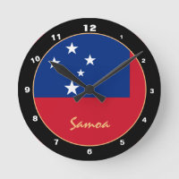 Patriotic Samoan Flag, Samoa trendy Home / design
