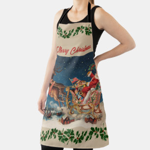 Patriotic Santa Apron