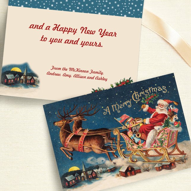 Patriotic Santa Merry Christmas Card (Creator Uploaded)