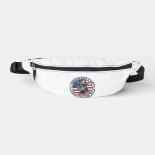 Patriotic Schnauzer Dog Vintage Bum Bags