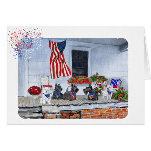 Patriotic Scotties and Westies