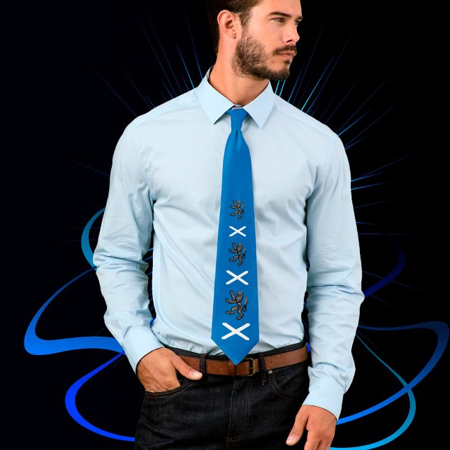 Patriotic Scottish Flag Tie, Rampant, Scotland Tie (Creator Uploaded)