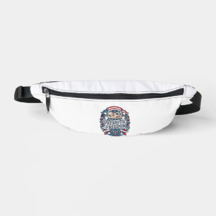Patriotic Scrapbooker Vector Graphic Tee_1 Bum Bags