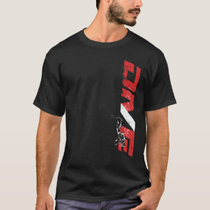 Patriotic Scuba Diving Underwater Hobby for Deep S T-Shirt