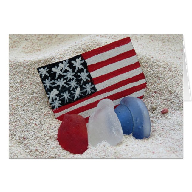 Patriotic sea glass colours (Front Horizontal)
