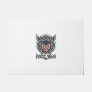 Patriotic Sea Turtle Doormat