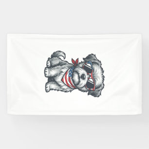 Patriotic Shaggy Dog Vintage Engraving Tank Top_1 Banner
