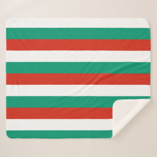 Patriotic Sherpa Blanket with Bulgaria flag
