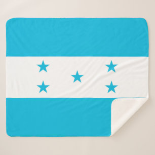 Patriotic Sherpa Blanket with Honduras flag