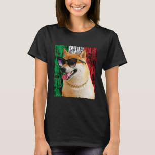 Patriotic Shiba Inu Italy Flag Italian Shiba Inu S T-Shirt