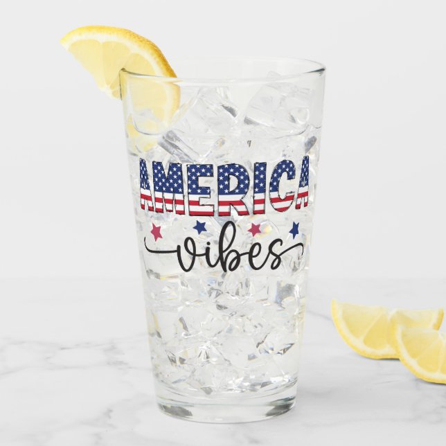 patriotic shirt america shirt 4th of july  glass (Front Ice)