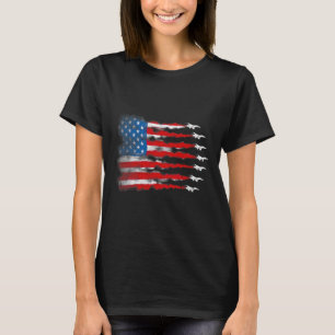 Patriotic Shirts Men Jet Red White Blue Usa Flag 4