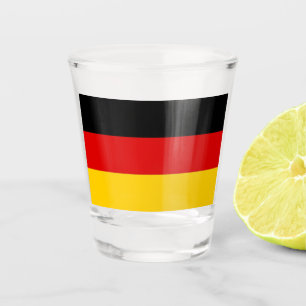 Patriotic shot glass with flag of Germany