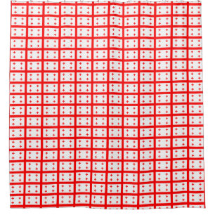 Patriotic Shower Curtain with Flag of Georgia