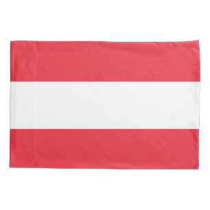 Patriotic Single Pillowcase flag of Austria