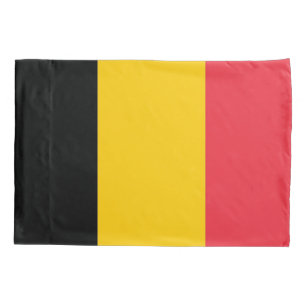 Patriotic Single Pillowcase flag of Belgium