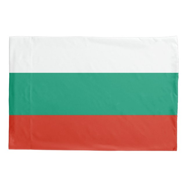 Patriotic Single Pillowcase flag of Bulgaria (Back)