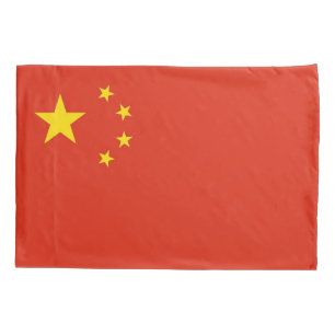 Patriotic Single Pillowcase flag of China