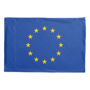 Patriotic Single Pillowcase flag of European Union