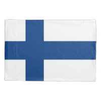Patriotic Single Pillowcase flag of Finland