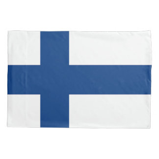 Patriotic Single Pillowcase flag of Finland