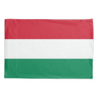 Patriotic Single Pillowcase flag of Hungary