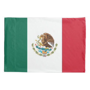Patriotic Single Pillowcase flag of Mexico