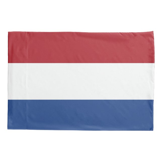 Patriotic Single Pillowcase flag of Netherlands (Back)