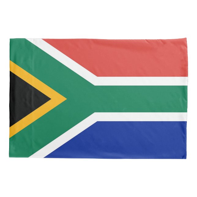 Patriotic Single Pillowcase flag of South Africa (Back)