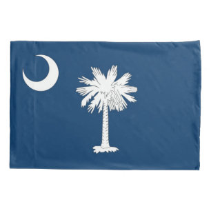Patriotic Single Pillowcase flag of South Carolina