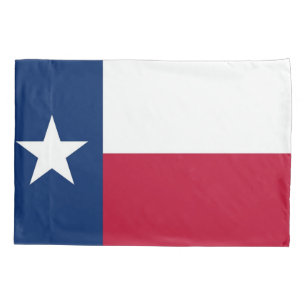 Patriotic Single Pillowcase flag of Texas