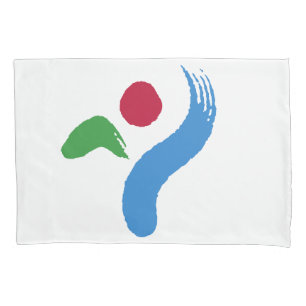 Patriotic Single Pillowcase with flag of Seoul