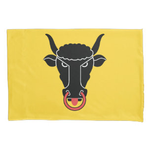 Patriotic Single Pillowcase with flag of Uri