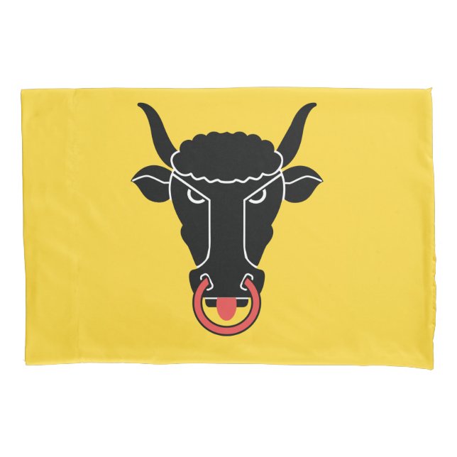 Patriotic Single Pillowcase with flag of Uri (Front)