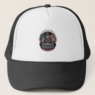 Patriotic Skeleton Cowboy Dark Patriot Skeleton & Trucker Hat