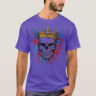 Patriotic Skull USA Skeleton 4th Of July US Americ T-Shirt