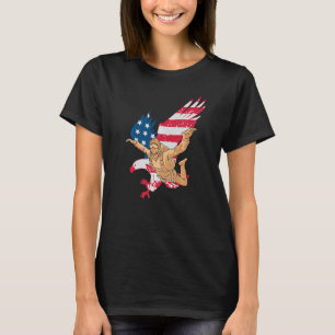 Patriotic Skydiver Us American Flag Freedom Skydiv T-Shirt