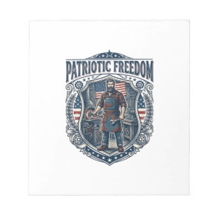 Patriotic Small Business Owner Notepad