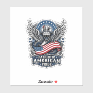 Patriotic Snake Skull Liberty Beast Animal Hybrid 