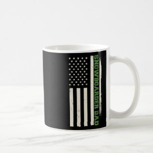 Patriotic Snowboarding Winter Snowboard Snowboarde Coffee Mug
