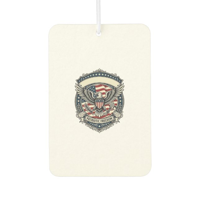 Patriotic Soap Maker  Car Air Freshener (Front)