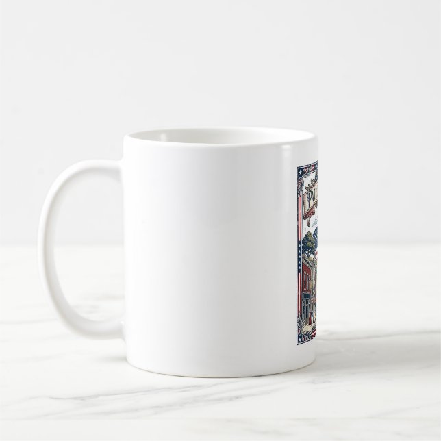 Patriotic Soap Maker Coffee Mug (Left)