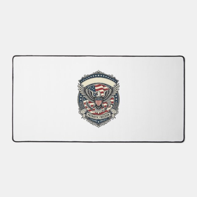 Patriotic Soap Maker  Desk Mat (Front)