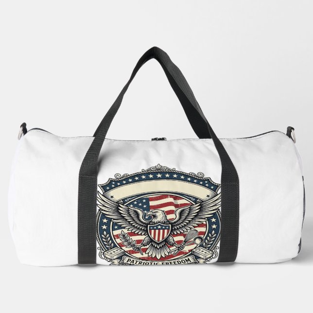 Patriotic Soap Maker  Duffle Bag (Front)