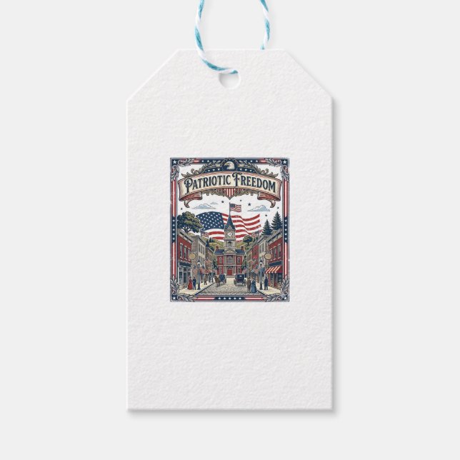 Patriotic Soap Maker Gift Tags (Front)